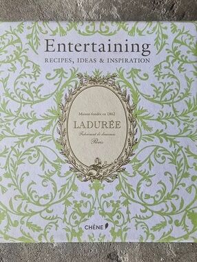 Ladurée Entertaining: Recipes, Ideas and Inspiration. Hardcover.